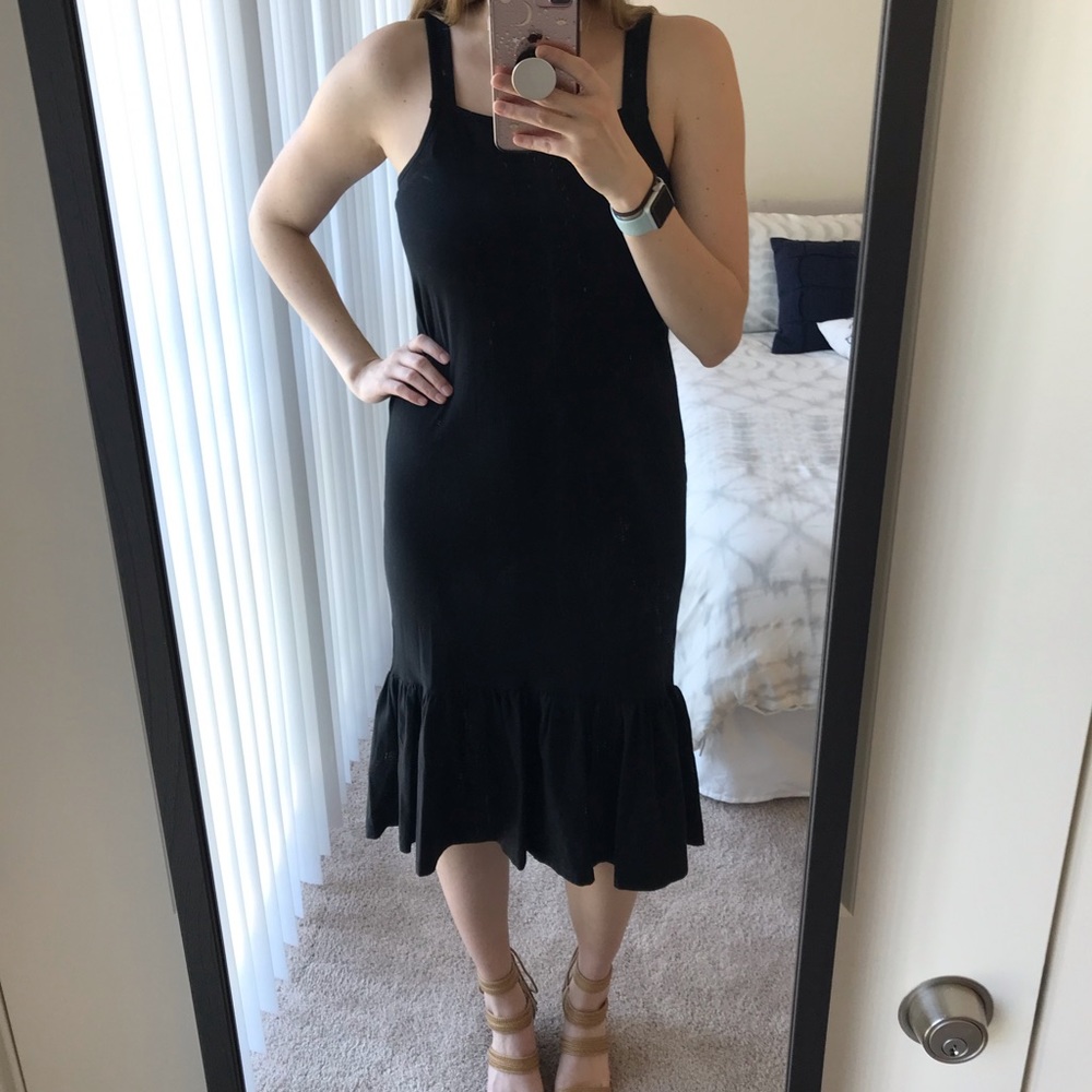 ASOS Dress with ruffle hem